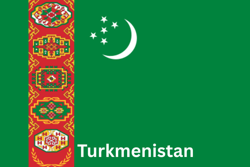 Turkmenistan flag – Turkmenistan Newspapers and Magazines directory with links to top news sources
